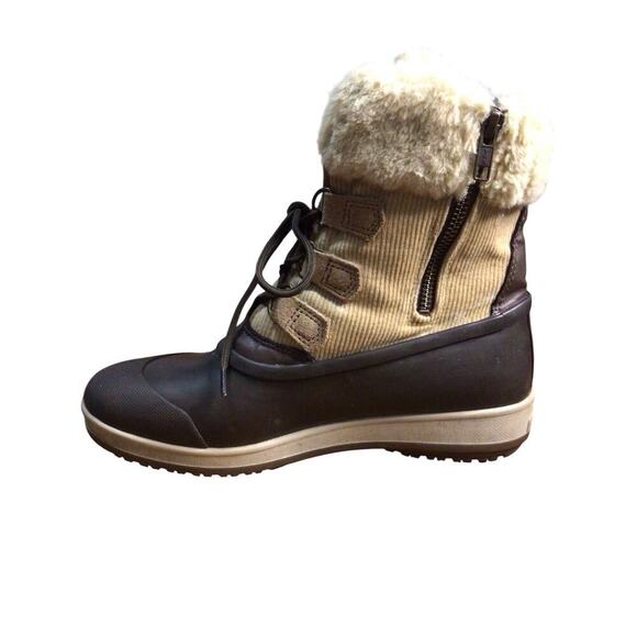 Sperry Faux Fur Winter Snow Boots Women’s Size 8 M - Picture 5 of 9